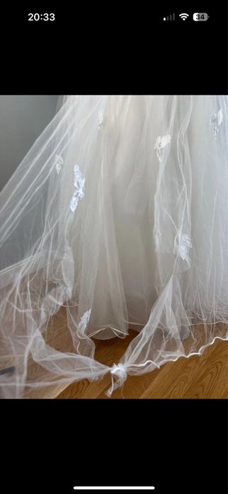 Suknia ślubna vintage lata 80 made in U.S.A.