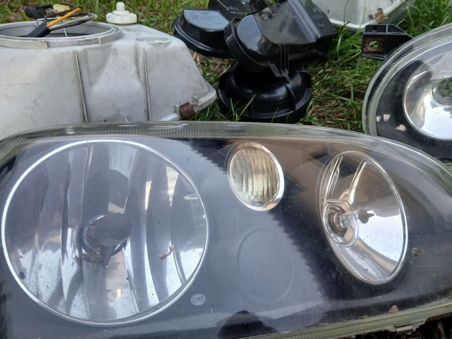 Lampy hella przód l + p kompletne golf 4 IV kierownica dedykowana spor