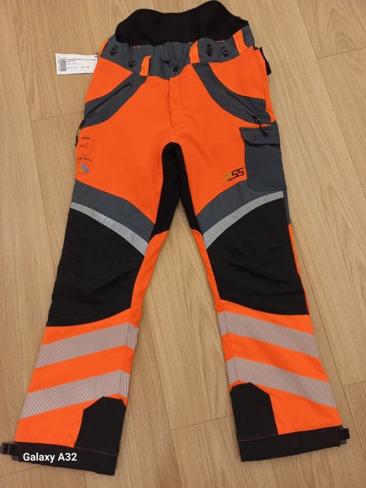 Spodnie antyprzecięciowe ostrzegawcze firmy P.SS