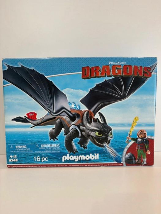 Playmobil 9246 Dragons jak wytresować smoka Czkawka i Szczerbatek