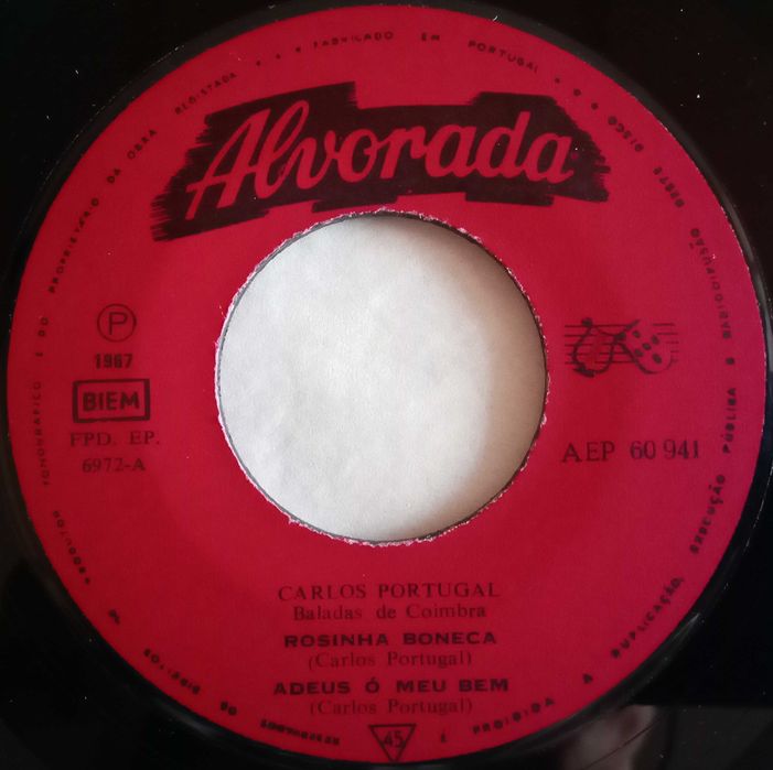 Carlos Portugal - - - - - As Baladas de Carlos Portugal - - - - - EP