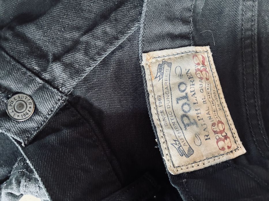 Męskie spodnie jeansy Ralph Lauren W36 L32 XL  made in Mexico stan bardzo dobry
