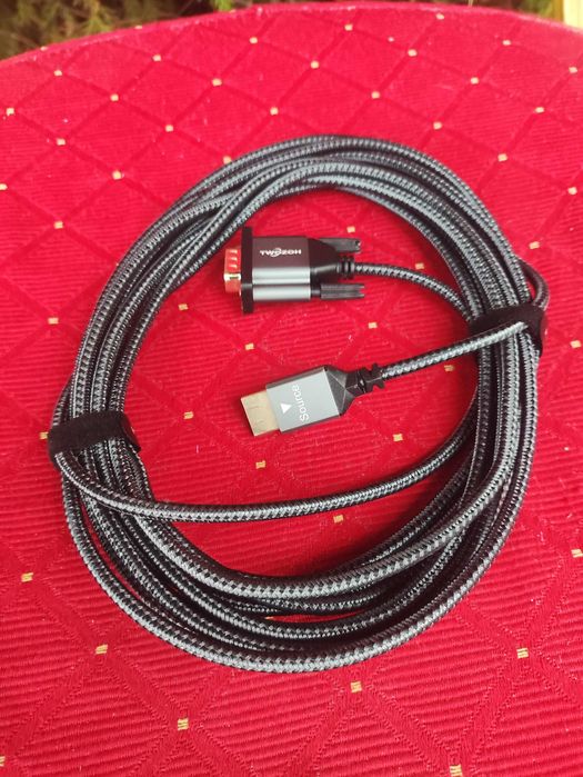 Kabel HDMI VGA Przewód adapter do komputera PC Laptopa Monitora Twozoh