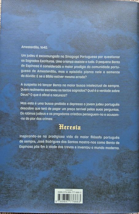 O Segredo de Espinoza de José Rodrigues dos Santos