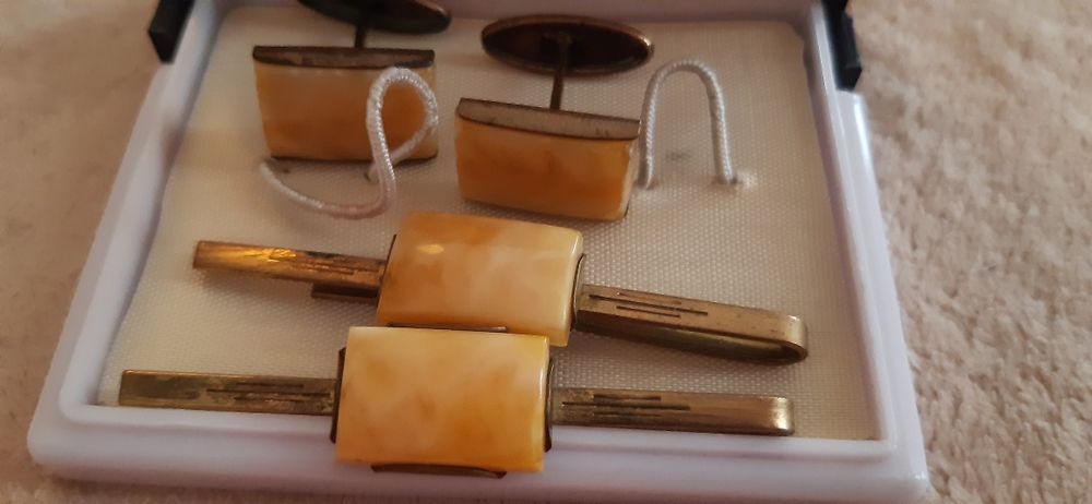Запонки, зажим для краватки