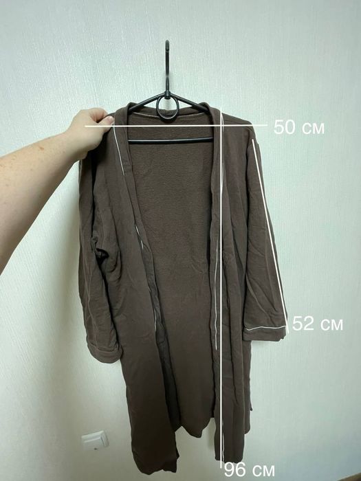 Комплект для вагітних в пологовий (сорочка для годування та халат)