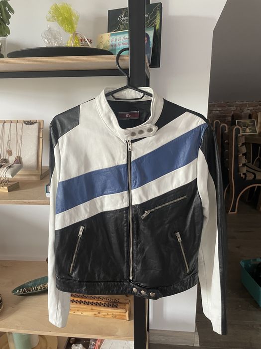 Kurtka skórzana włoska