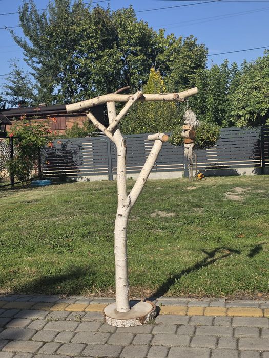 Stojak, plac zabaw dla ptaków (papug)