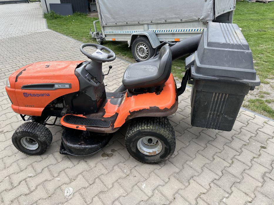 Kosiarka traktorek Husqvarna LT 151 kosz 2005 r. silnik 17 HP kohler
