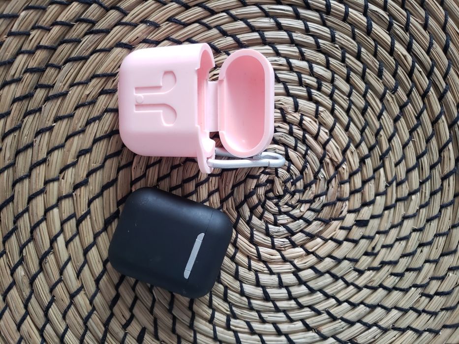 Чохол на air pods силиконовый чехол розовый рожевий силікон кейс case