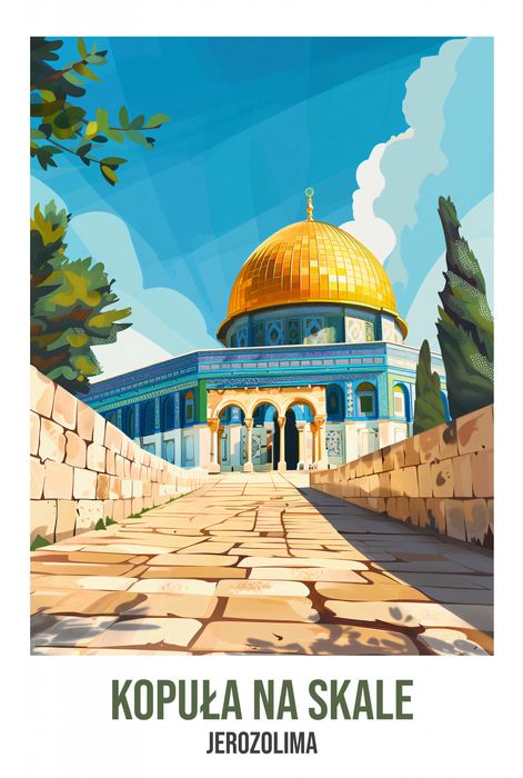 Plakat 68x101cm Kopuła na Skale