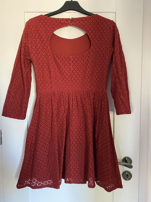 Only Petite Onlline Fairy - Sukienka - sun dried tomato Rozmiar: 40