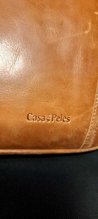 Mala de pele genuína