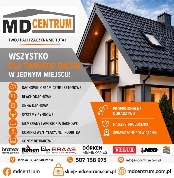 MD CENTRUM DACHY Panki Przystajń Boronów Koszęcin Lubliniec Pajęczno