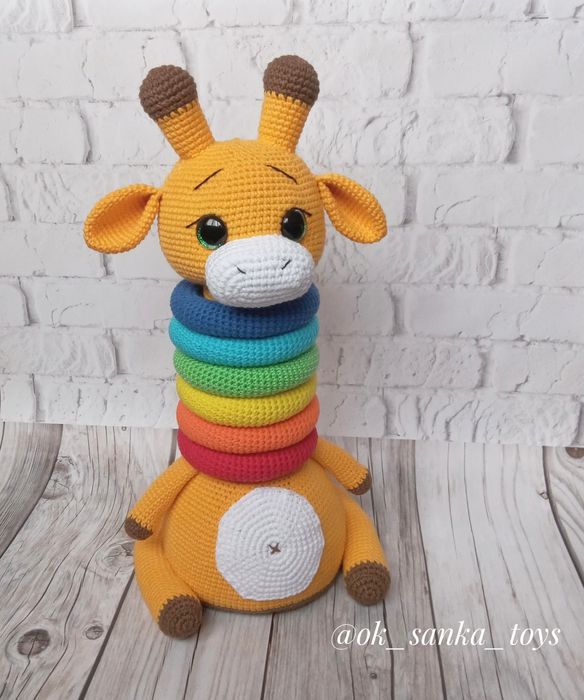 Вязаные игрушки. Ручная работа. Амигуруми, зайка, мишка, единорог