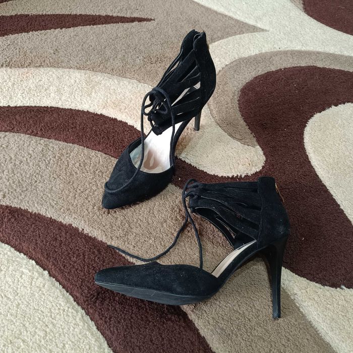 Buty na obcasie rozm 38 - kozaki botki szpilki sandały -  Zestaw 7 par