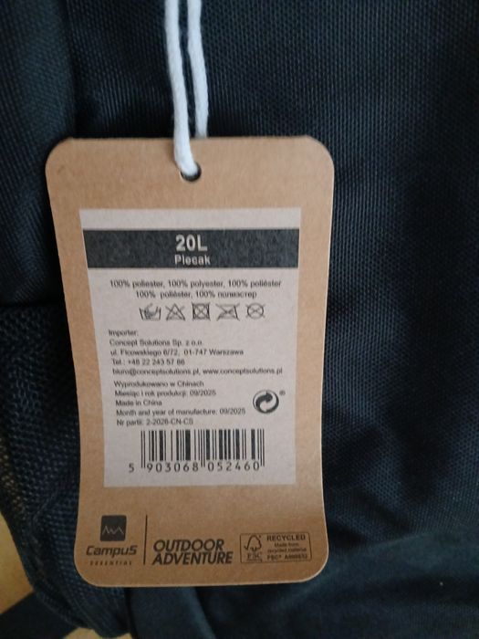 Plecak uniwersalny unisex Campus