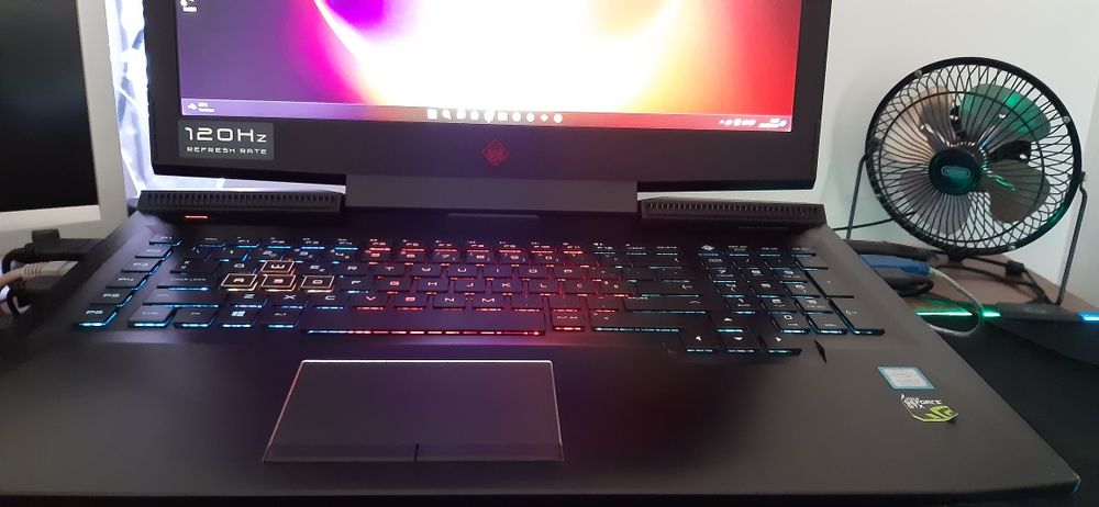 PC game portátil hp120Hz