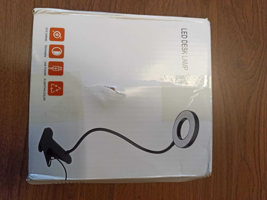 Candeeiro LED pinça flexível