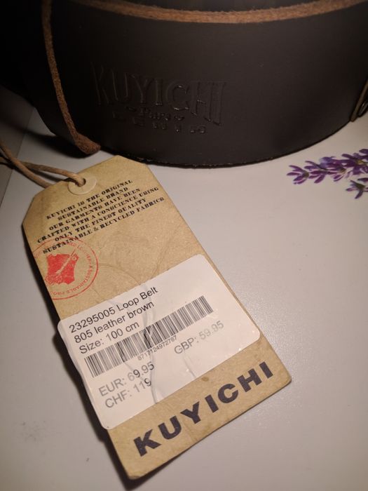 Брендовый  новый кожаны́й ремень