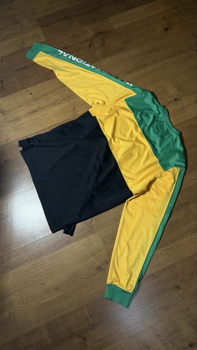Лонгслив Stussy Jamaica Moto Crewneck
