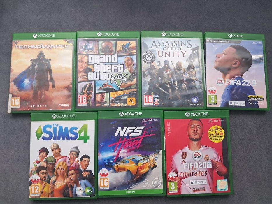 Xbox one 750 + 7 gier + pad