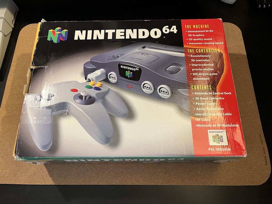 Nintendo 64 PAL + Expansion Pack+ karton+ 2 kontrolery