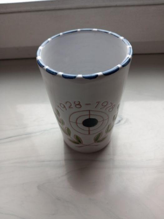 Ceramiczny kubeczek,pojemnik.Rękodzieło.