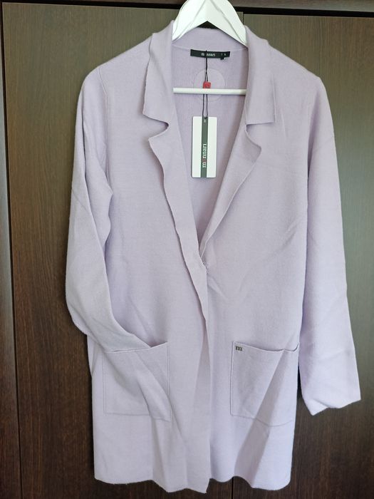 Sweter dłuższy, Monnari,L-42/44, lawendowy.