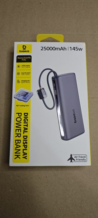 Повербанк Baseus 25000mAh 145W PD 3.1 для ноутбука MacBook