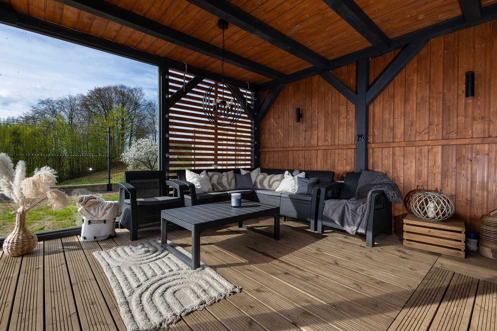 Domek na Kaszubach całoroczny z sauną i jacuzzi  na wyłączność