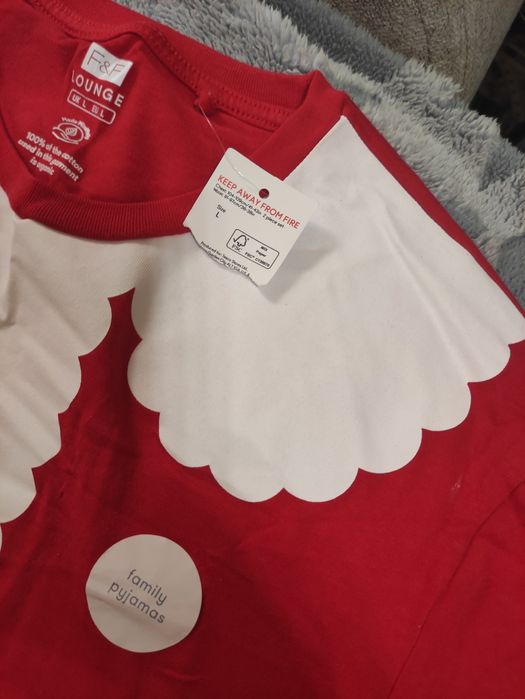 Домашние пижамные штаны с новогодним принтом для беременных