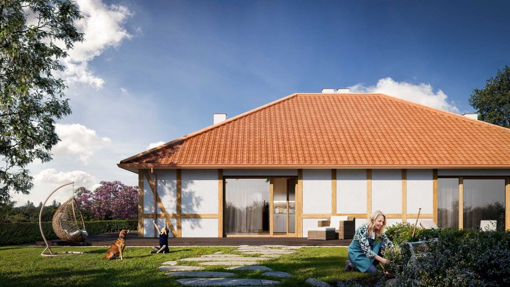Dom na Osiedlu Mazurskim w Sędkach k. Ełku - Widok 2