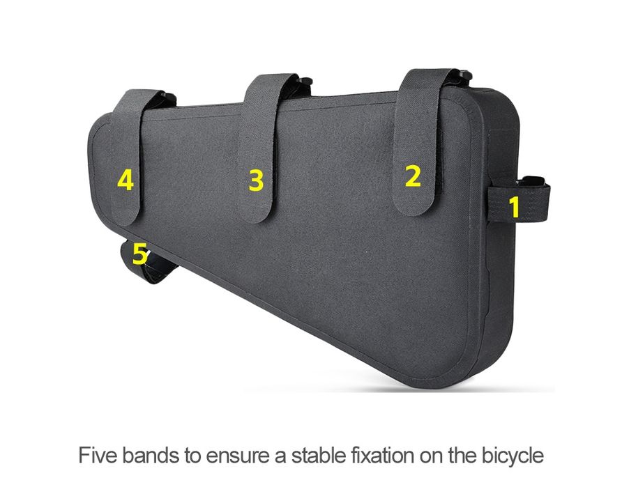 Bolsa triangular Rhinowalk 4L para bicicleta