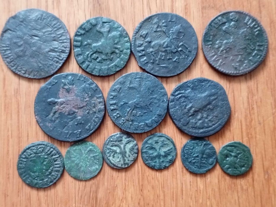 царские медные монеты