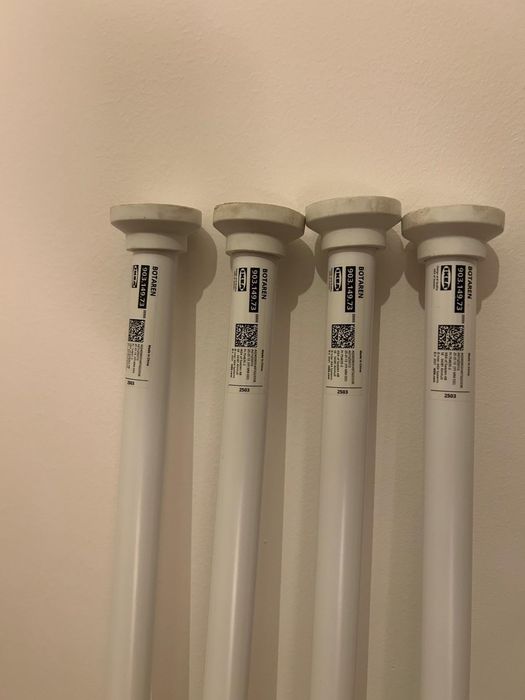 Cortinas e varões Ikea