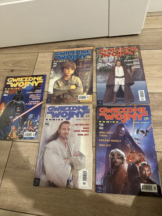Zestaw komiksów Star Wars 1-5 rocznik 1999 Lucas Books