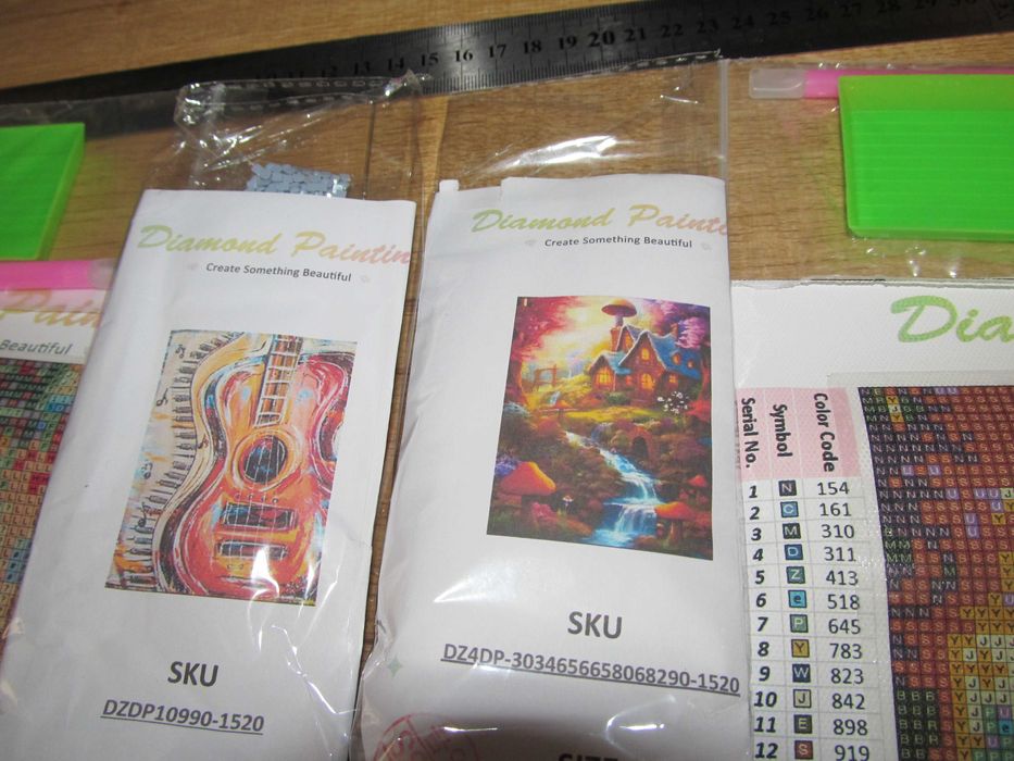 Алмазка Картина Мозаїка Гітара Пейзаж