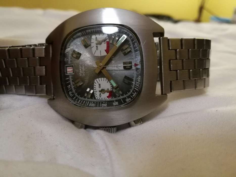 Relógio antigo cronografo orcyl valjoux 7734