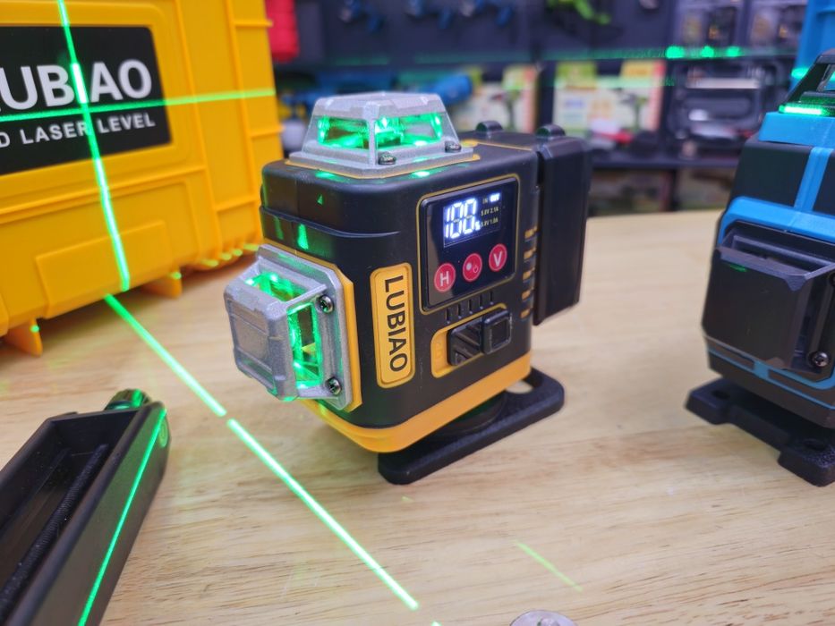 Лазерный уровень нивелир Lubiao T10 4D 2Акб по 3600mAh +Гарантия 12мес