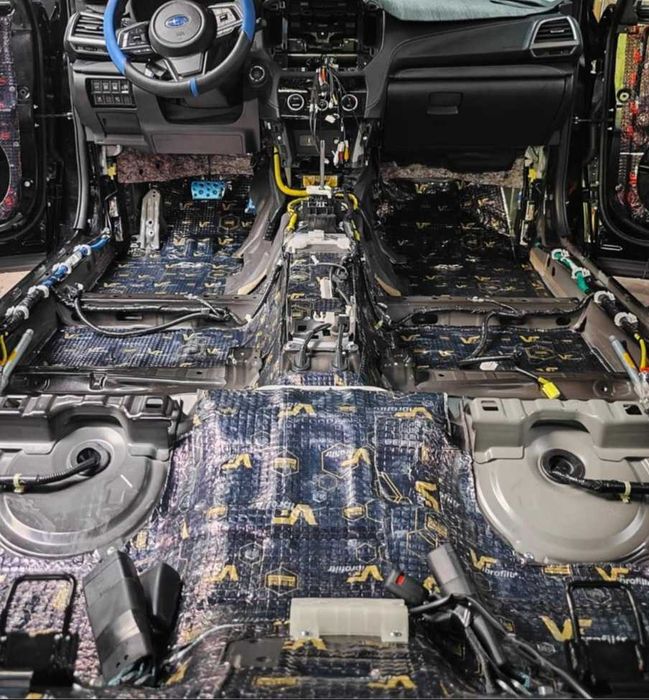 Wyciszenie wygłuszenie car audio samochodów osobowych dostawczych