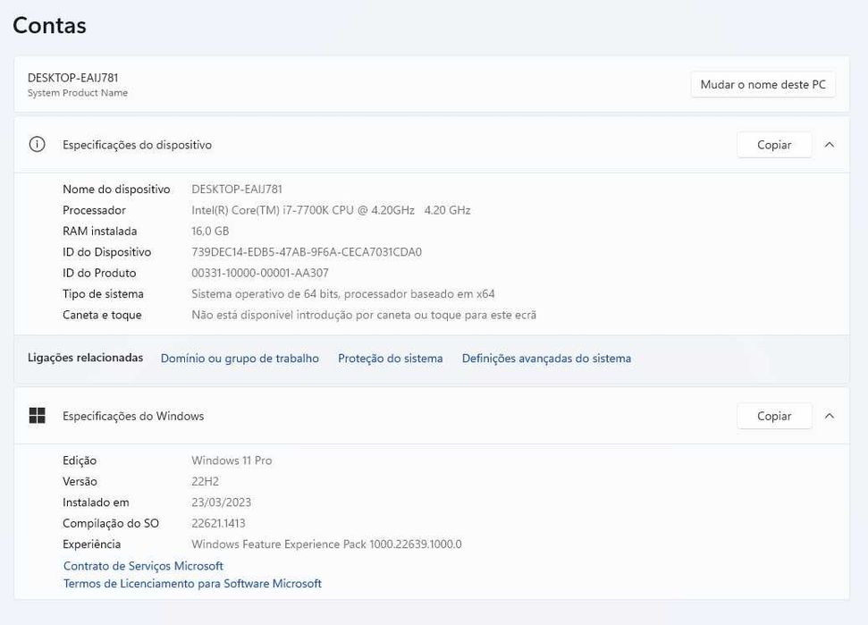 PC Workstation Core i7 7700K 4.2GHz c/ Nvidia K2200