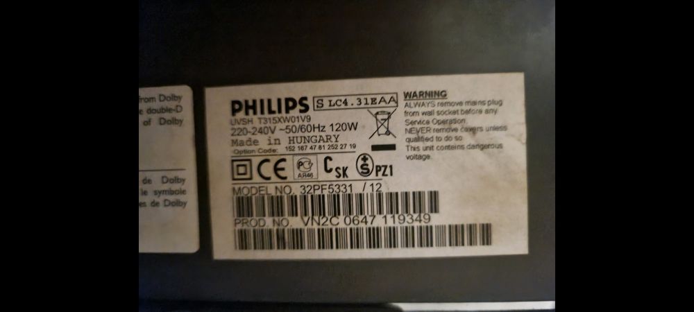 Tv 32 cale philips