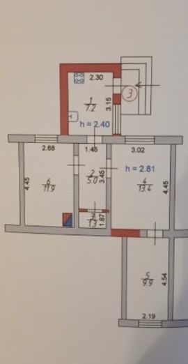 Продам 3 кімнатну квартиру