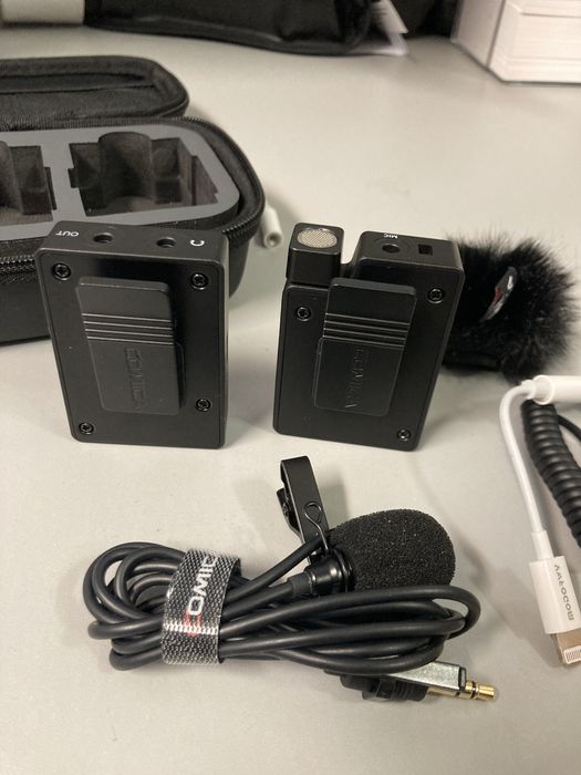 Microfone Lapela Sem Fio Comica BoomX-D Pro