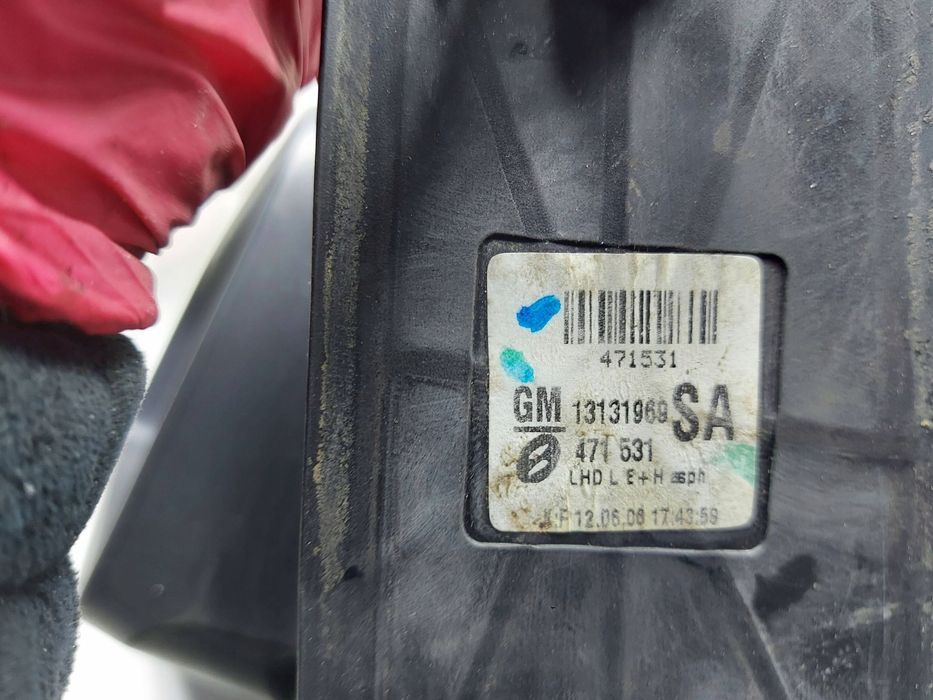 Lusterko Lewe 5 Pin Opel Zafira B