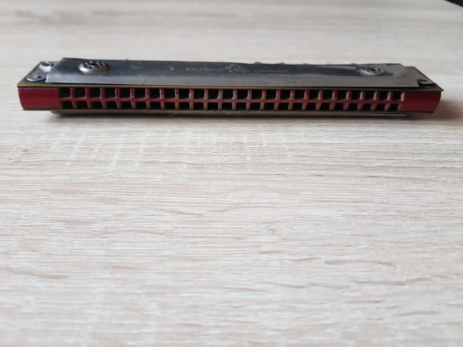 Stara Zabytkowa Harmonijka 48 Ustna Ligna Opera Made In Czechoslovakia
