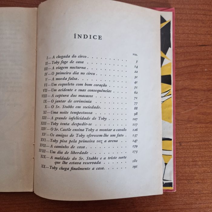 10 semanas no circo. James Otis. 1.ª Edição Portuguesa. RARO