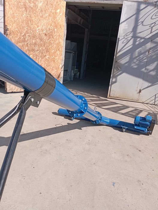 Винтовой конвейер, шнековый погрузчик, транспортер зерна 133х8х380