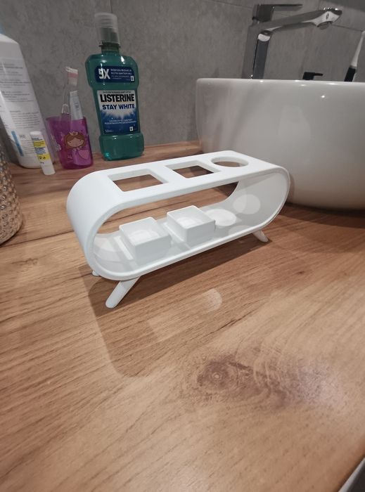 Stojak na 3 szczoteczki 2x Philips Sonicare i Oral-B io